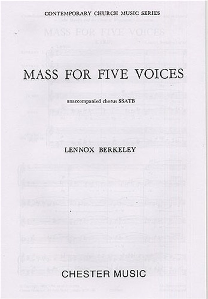 Mass For Five Voices Op.64