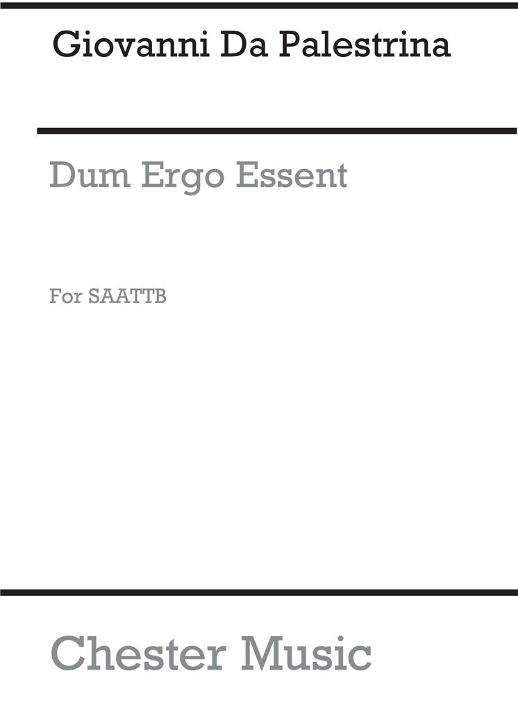 Dum Ergo Essent