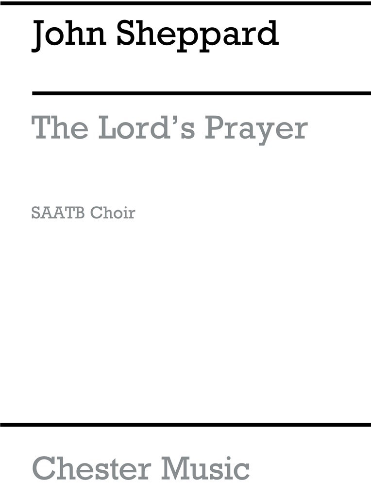 The Lord's Prayer (SAATB)