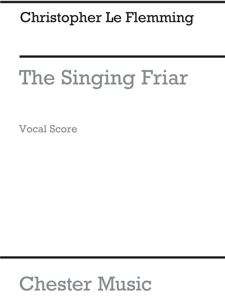 Singing Friar Songs Of The Greenwood
