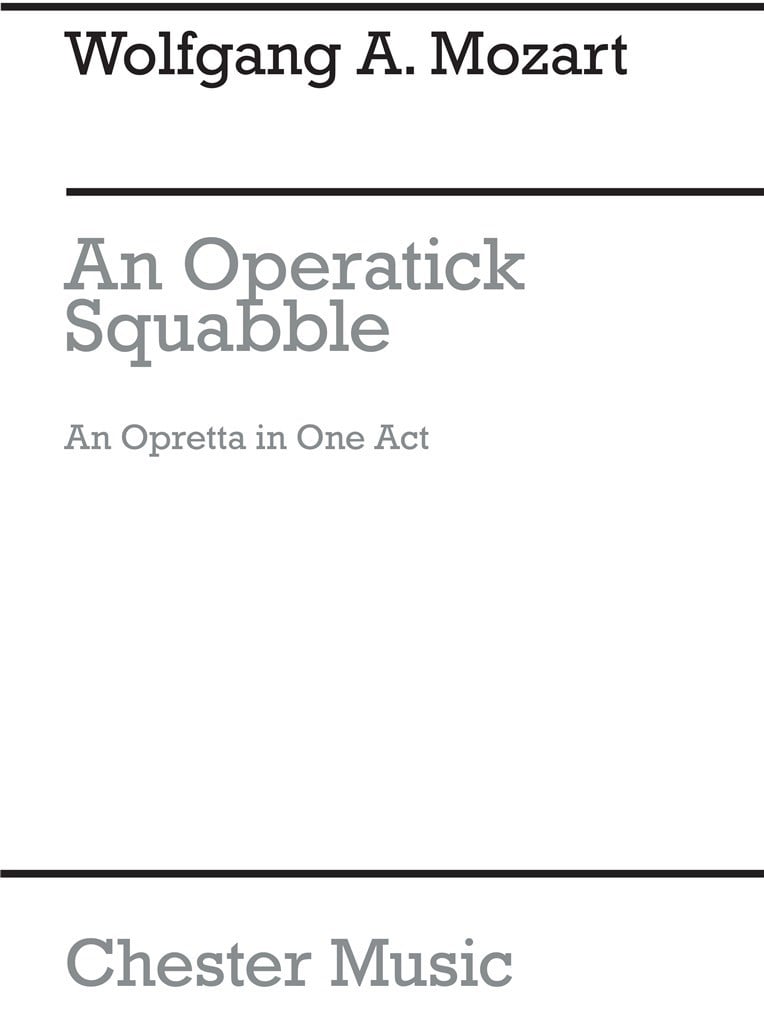 An Operatick Squabble Or Impressario Perplext
