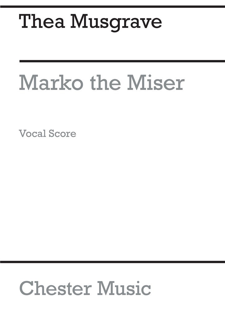 Marko The Miser - A Play For Children