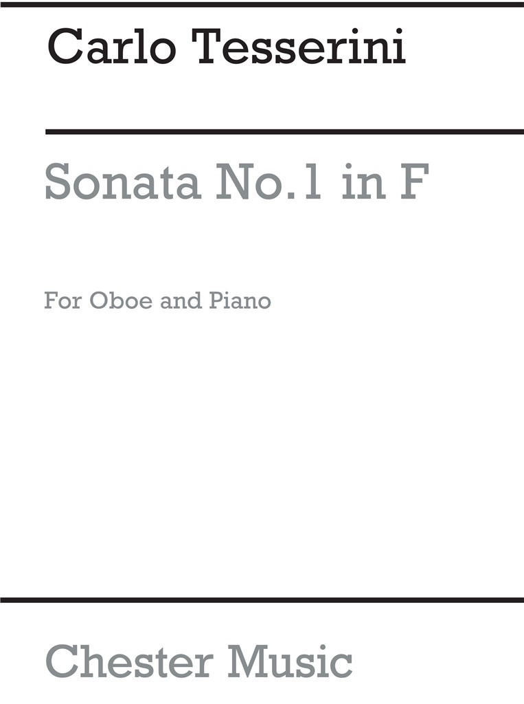 Sonata No.1 In F For Oboe And Piano