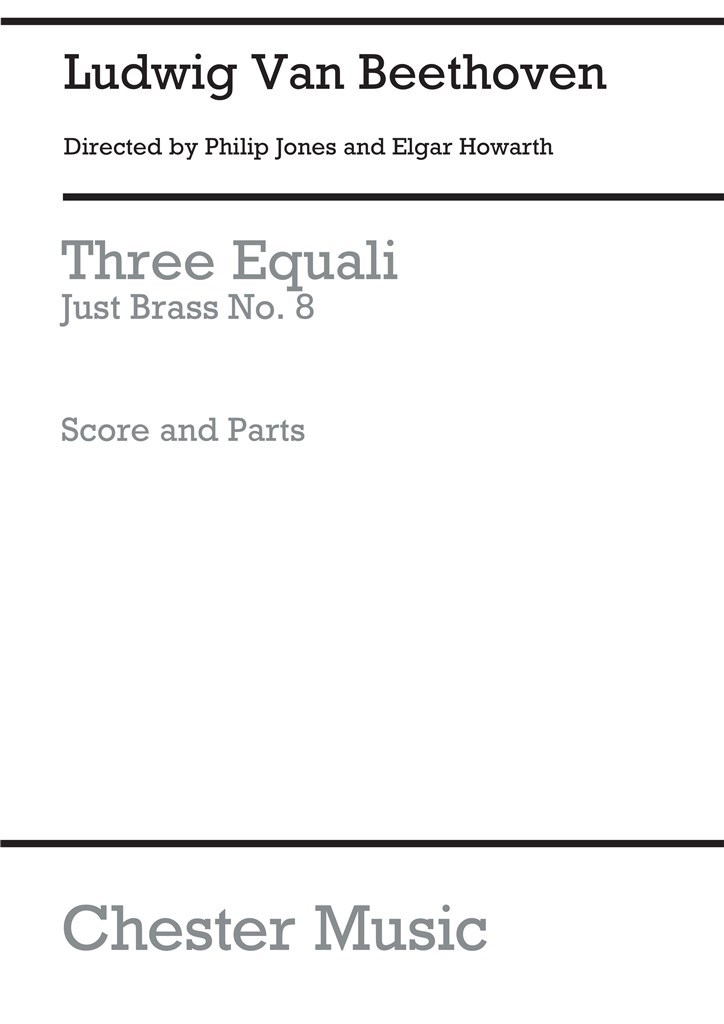 Three Equali For Trombone Quartet
