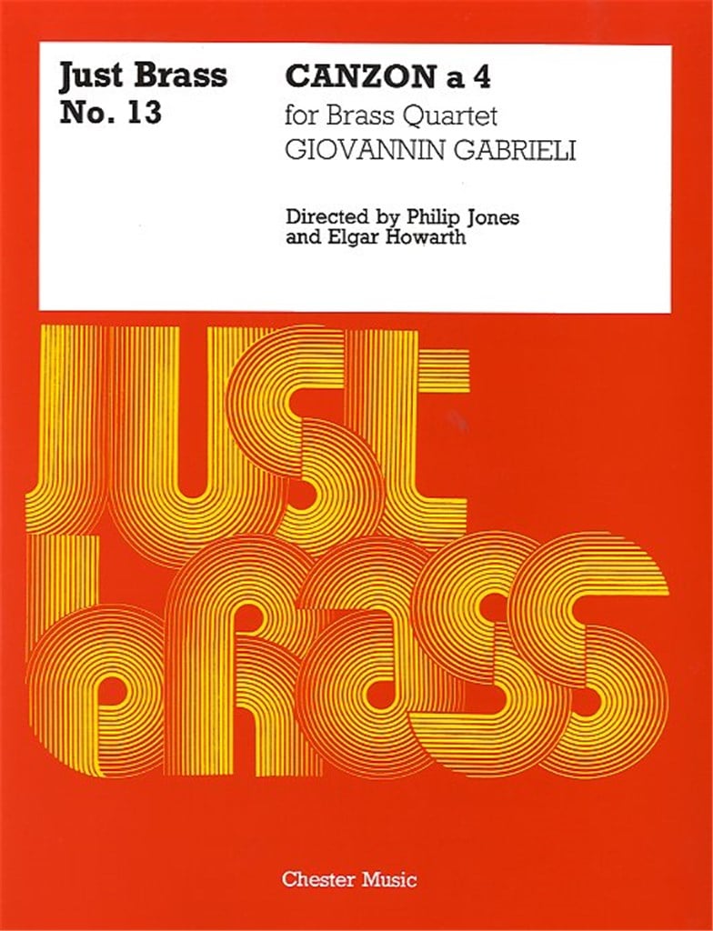 Canzon - Brass Quartet (Just Brass No.13)