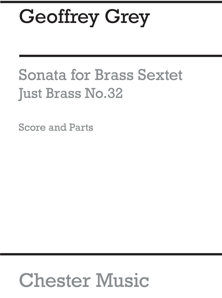 Sonata For Brass Sextet (Just Brass No.32)