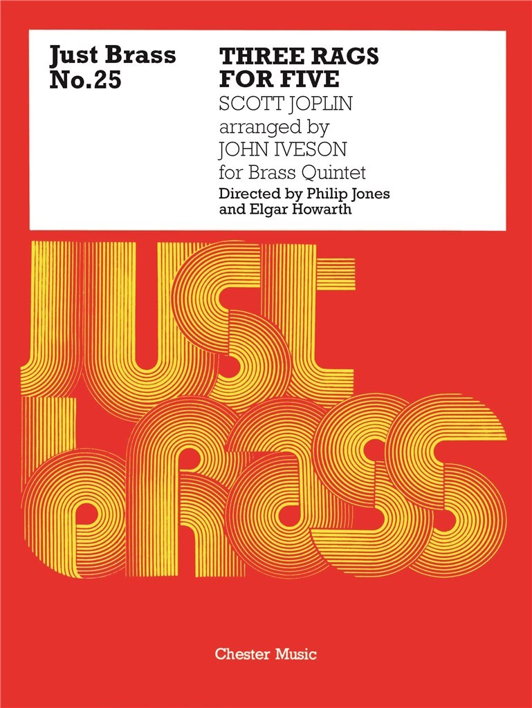 Three Rags For Brass Quintet (Just Brass No.25)