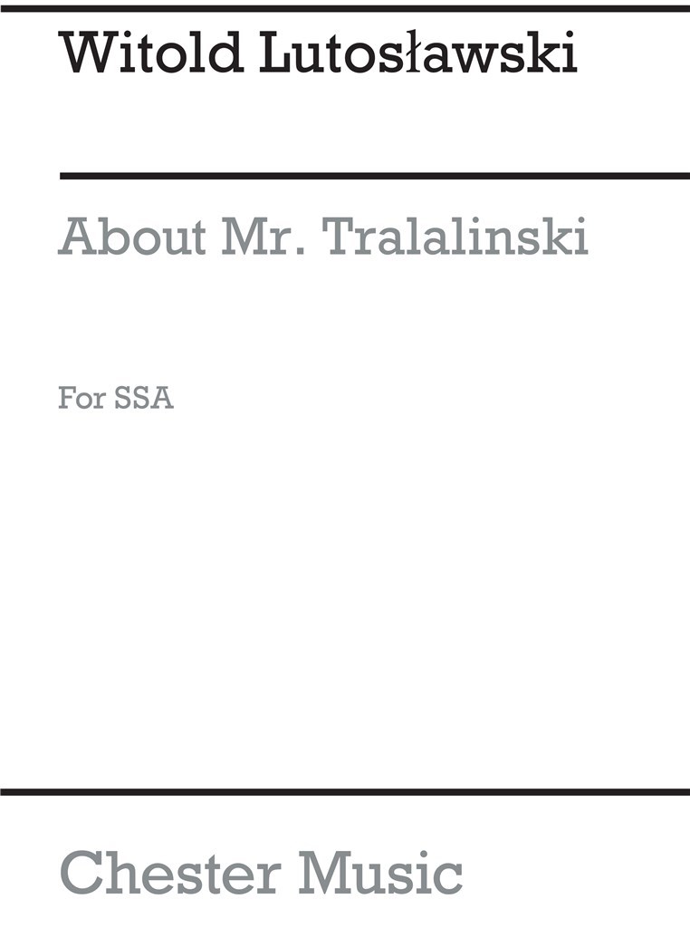 About Mr Tralalinski
