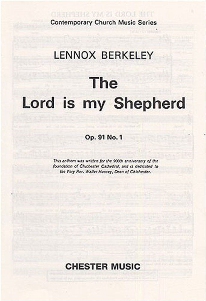The Lord Is My Shepherd Op.91 No.1