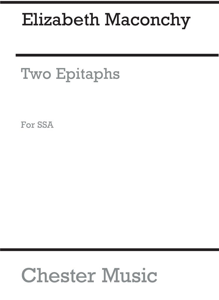 Two Epitaphs
