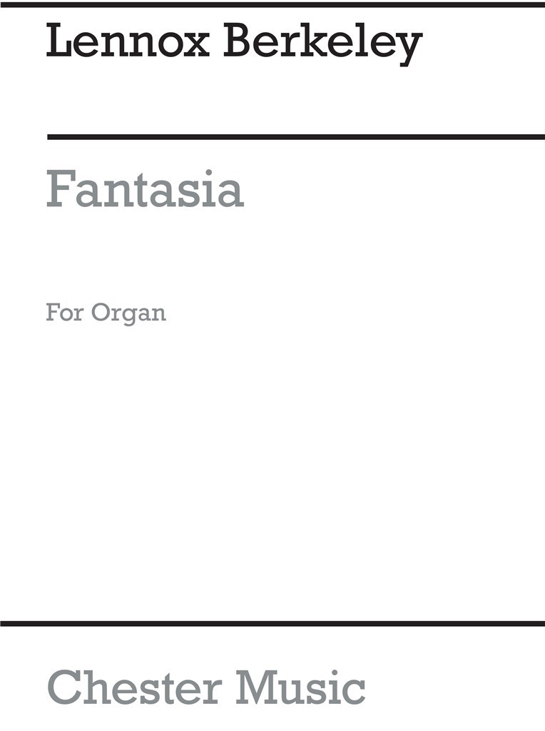Fantasia For Organ Op.92