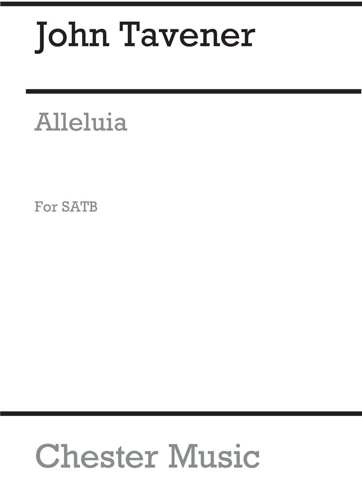 Alleluia (From Chester Motet Book 2-english)