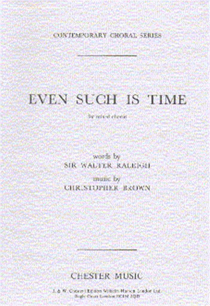 Even Such Is Time