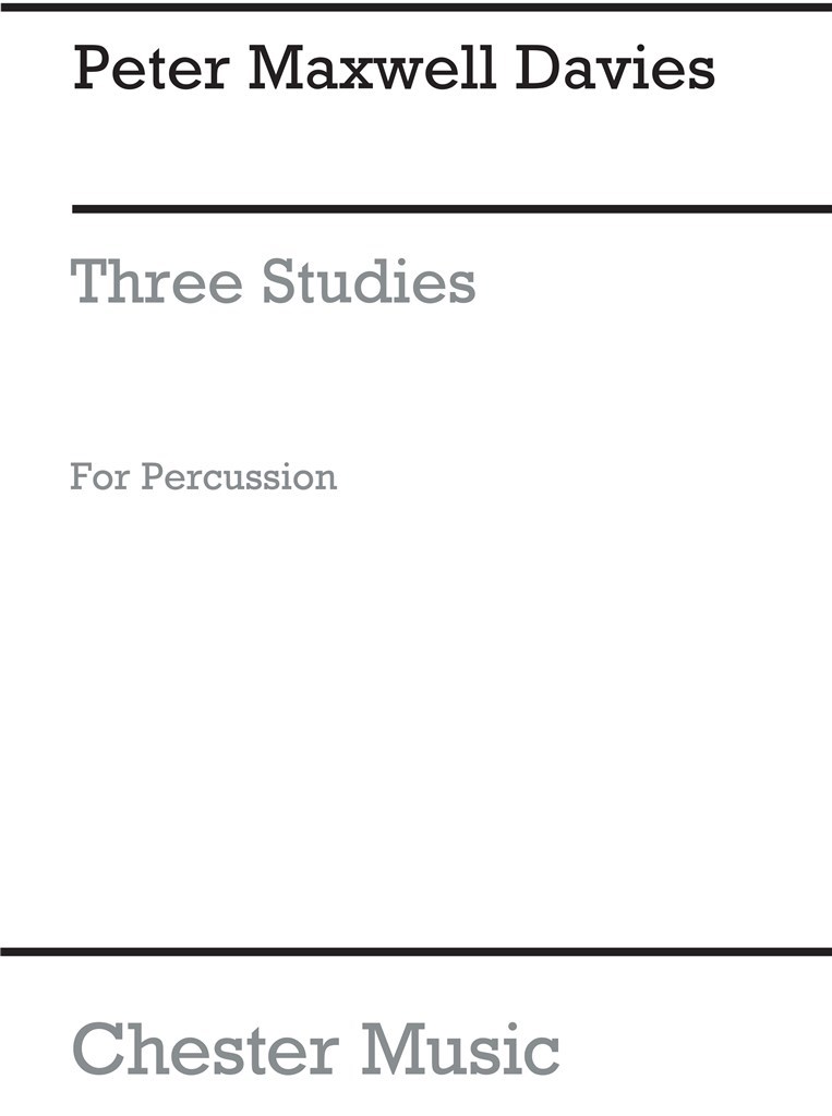 Three Studies For Percussion