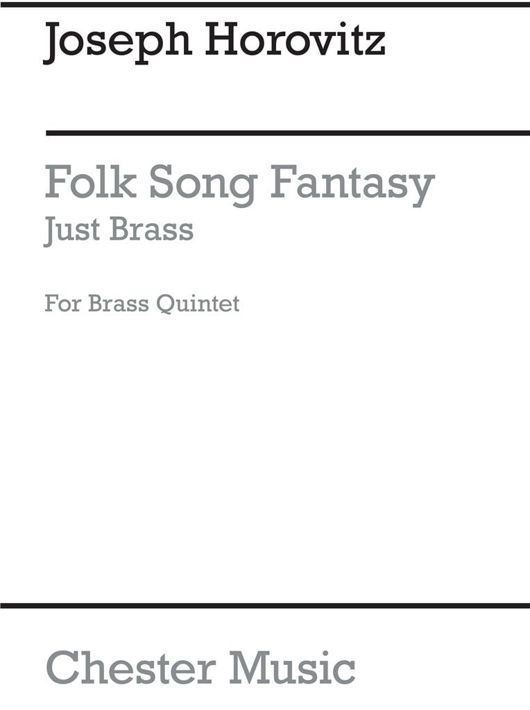 Just Brass 33 Horovitz Folk Song Fantasy 5 Part