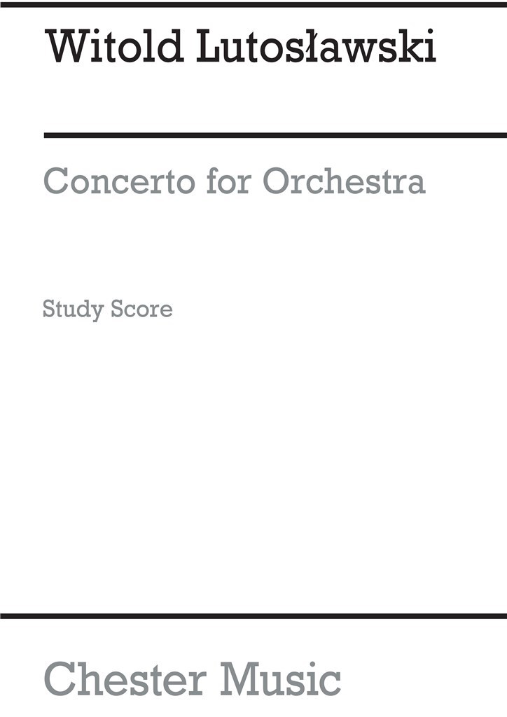 Concerto For Orchestra
