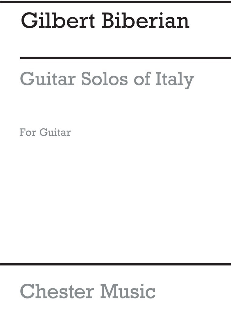 Guitar Solos From Italy