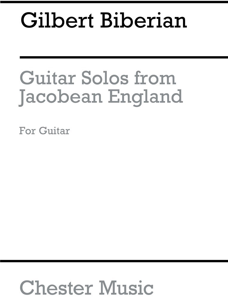 Guitar Solos From Jacobean England