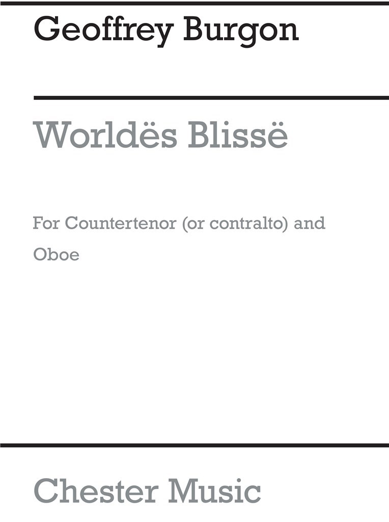 Burgon Worlde's Blisse (1971) Ct Or C/oboe (me)