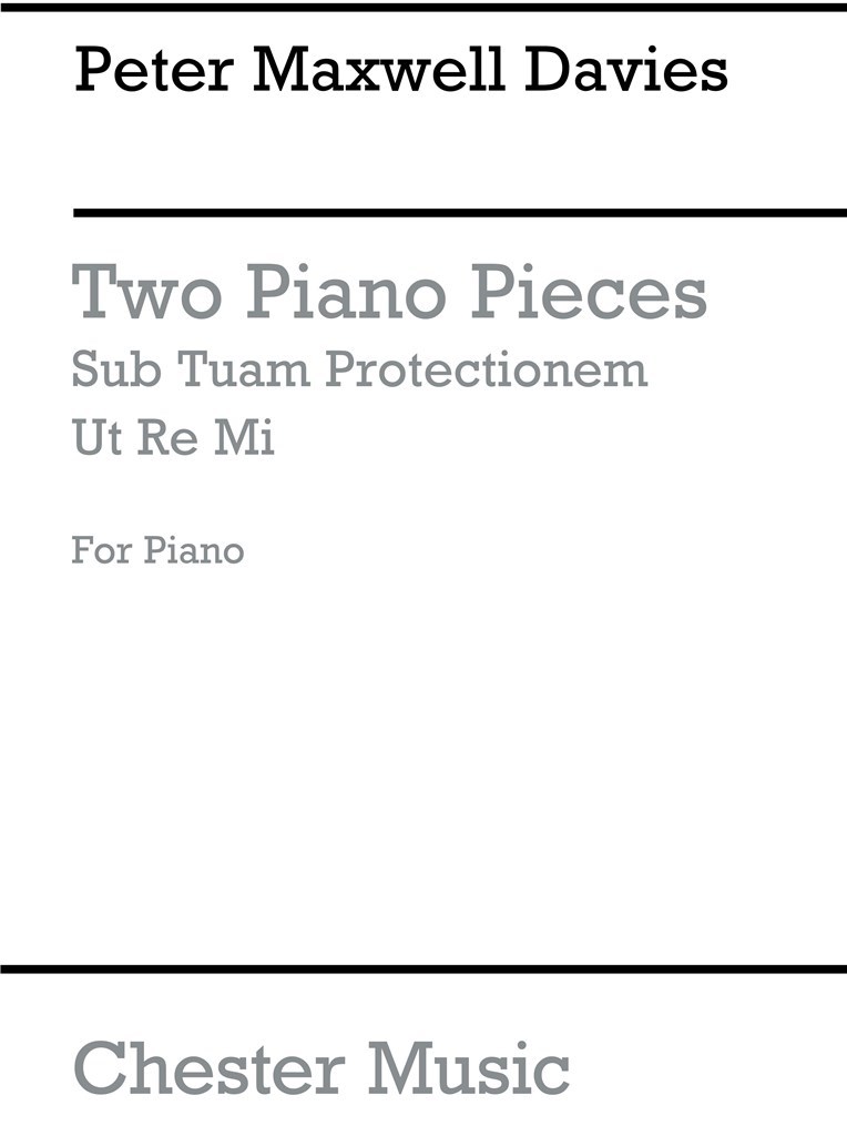 Two Piano Pieces
