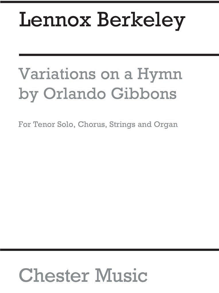 Variations On A Hymn By Gibbons Op.35