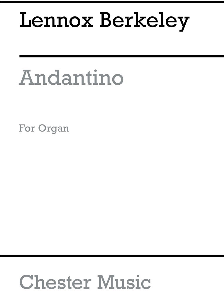 Andantino For Organ
