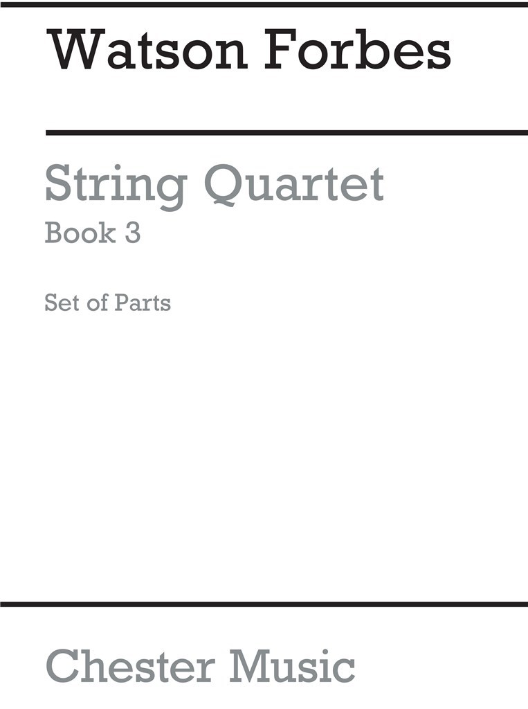 Easy String Quartets Book 3 (Parts Only)