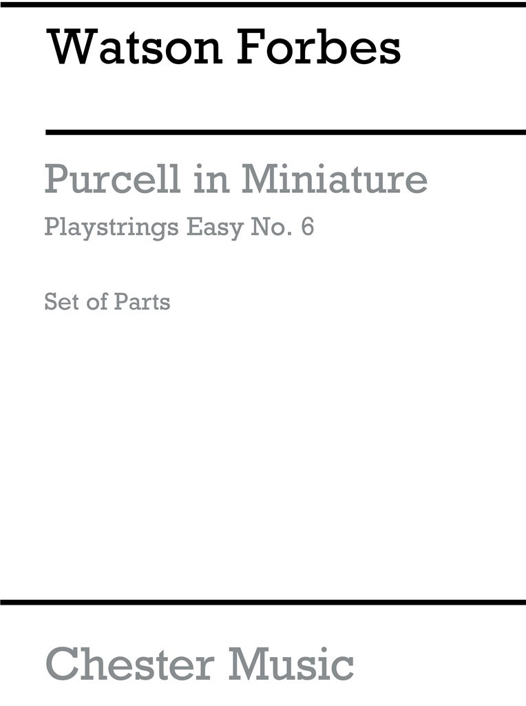 Playstrings Easy No. 6 Purcell In Miniature