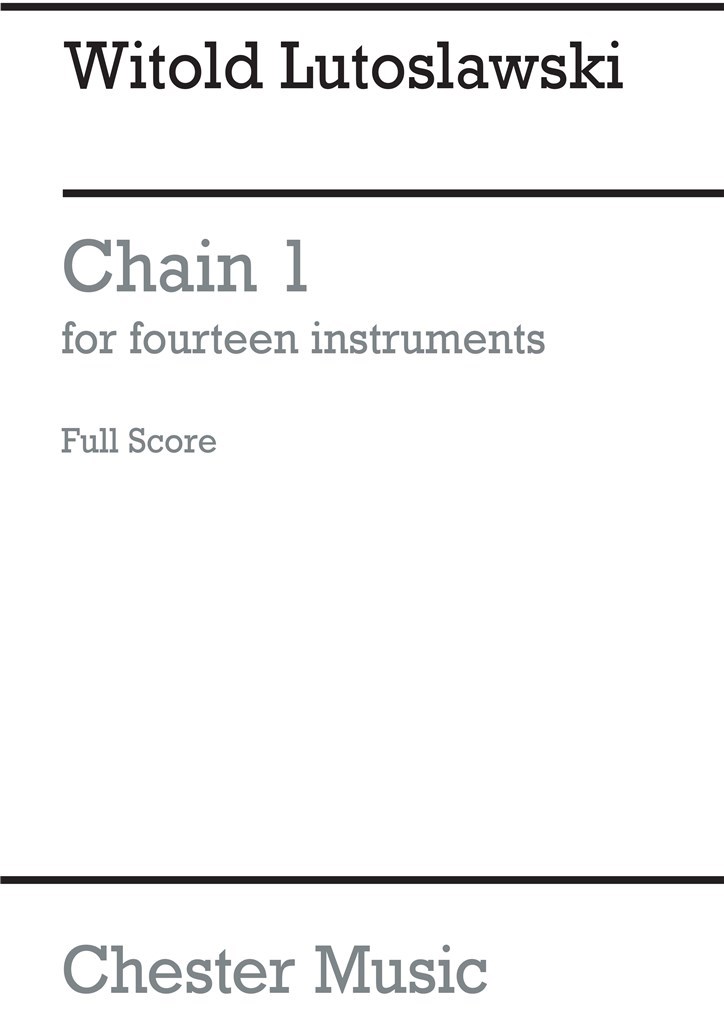Chain 1 (Full Score)