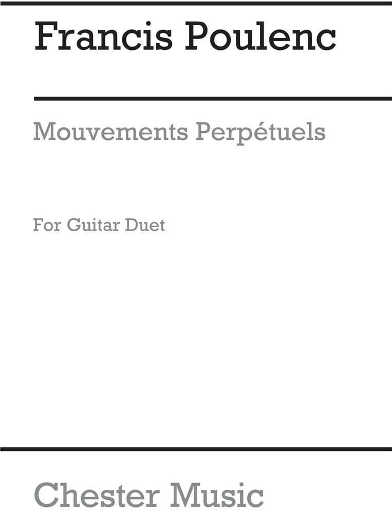Mouvements Perpetuels for Two Guitars