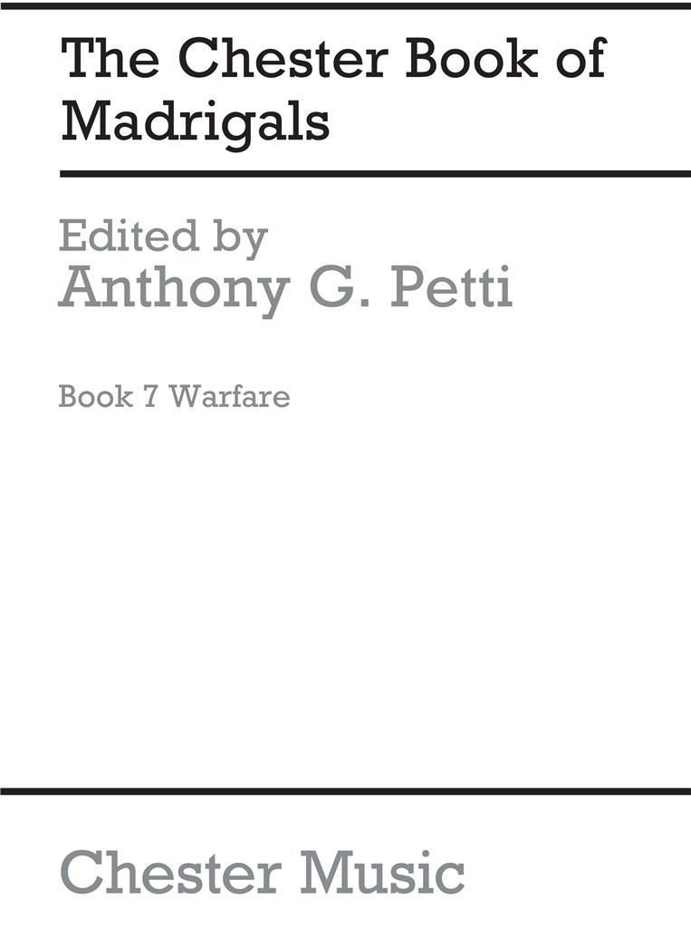The Chester Books Of Madrigals 7
