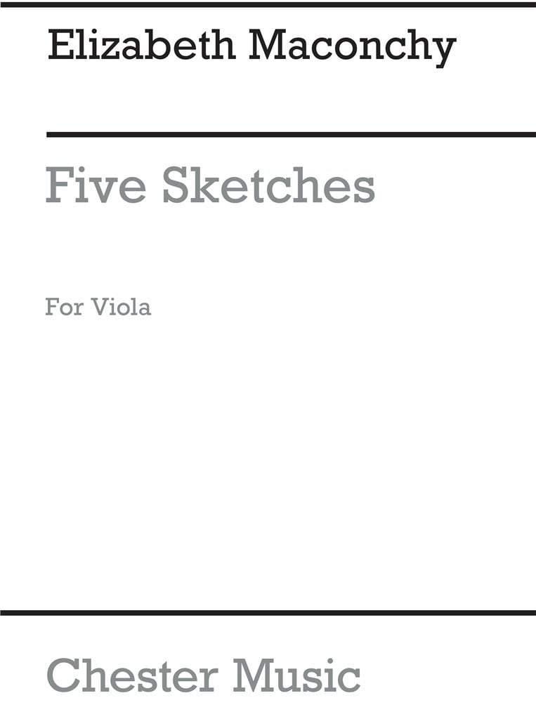 Five Sketches For Viola Solo
