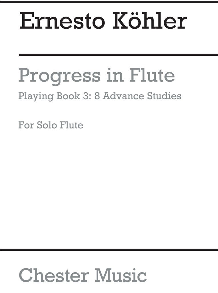 Progress In Flute Playing Op.33 Book 3