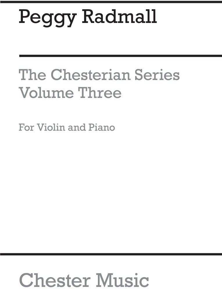 Chester String Series Violin Book 3 (Violin Part)