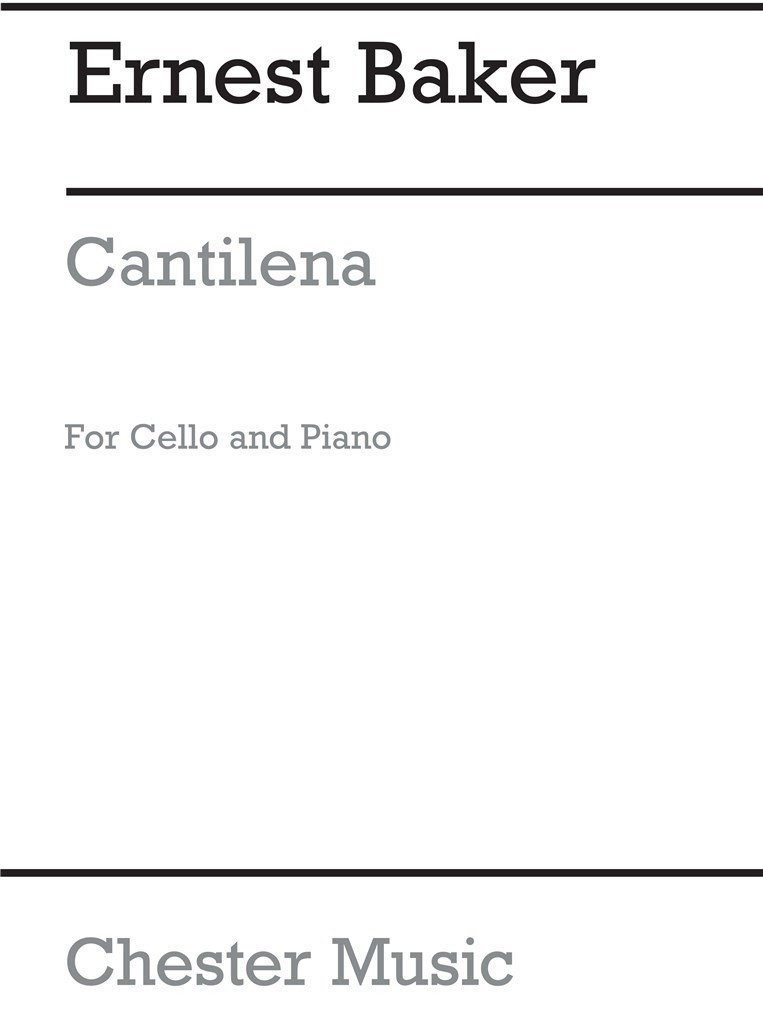 Cantilena For Cello And Piano