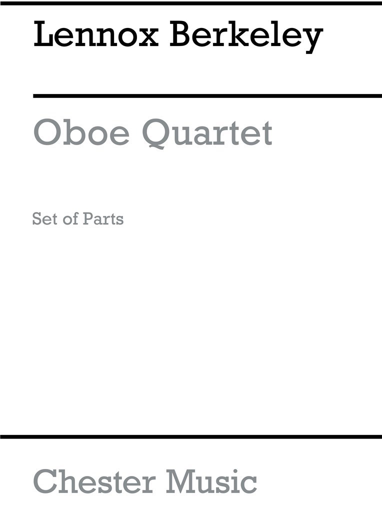Oboe Quartet Op. 70 (Parts)