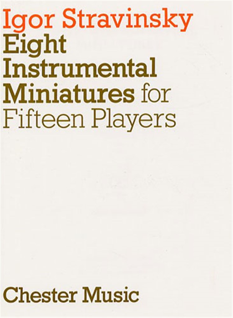 Eight Instrumental Miniatures (Miniature Score)