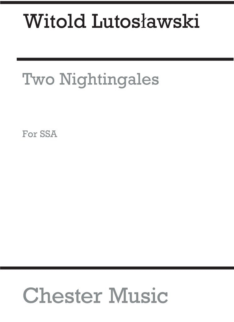 Two Nightingales (Choral Part)