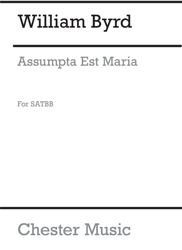 Assumpta Est Maria for SATBB Chorus