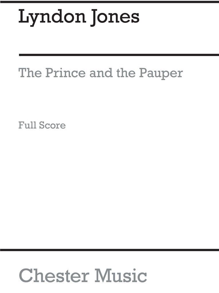 The Prince And The Pauper Score