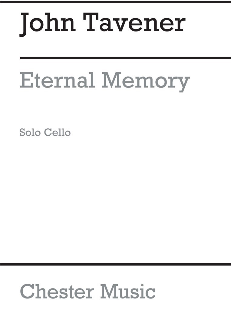 Eternal Memory (Solo Cello Part)