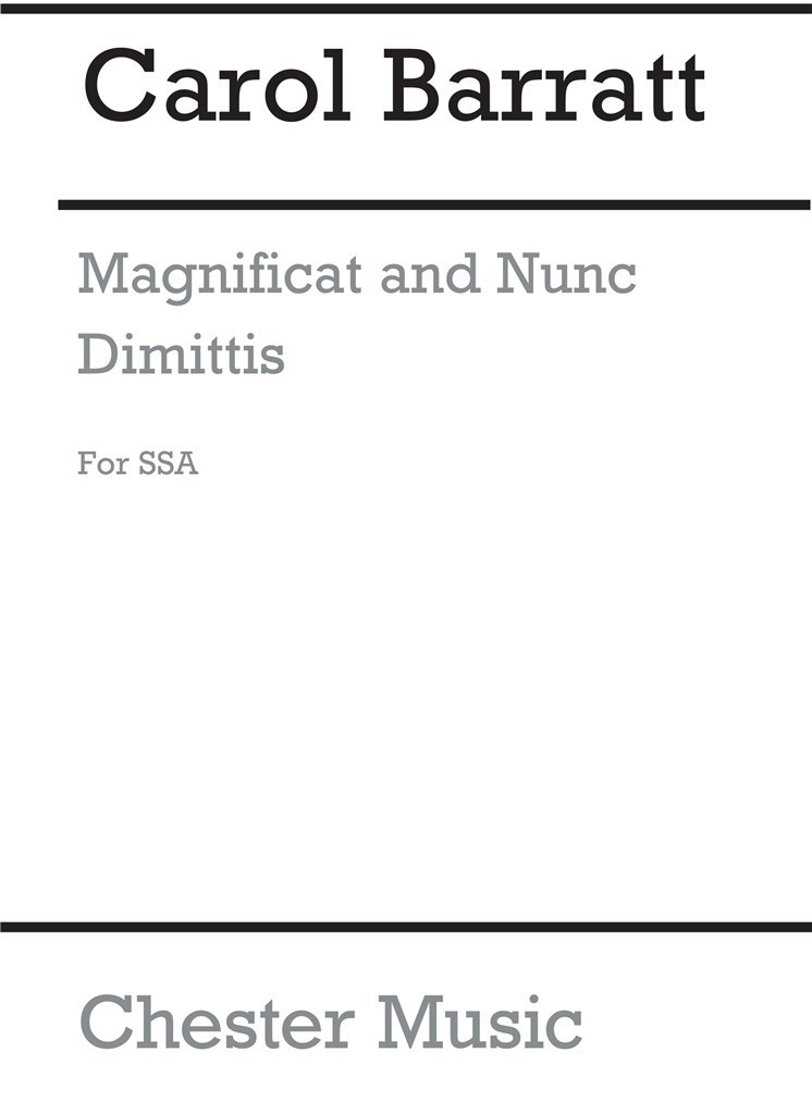 Magnificat And Nunc Dimittis (SSA)