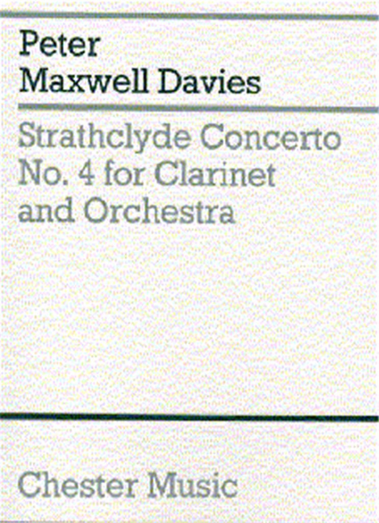 Strathclyde Concerto No. 4 (Miniature Score)