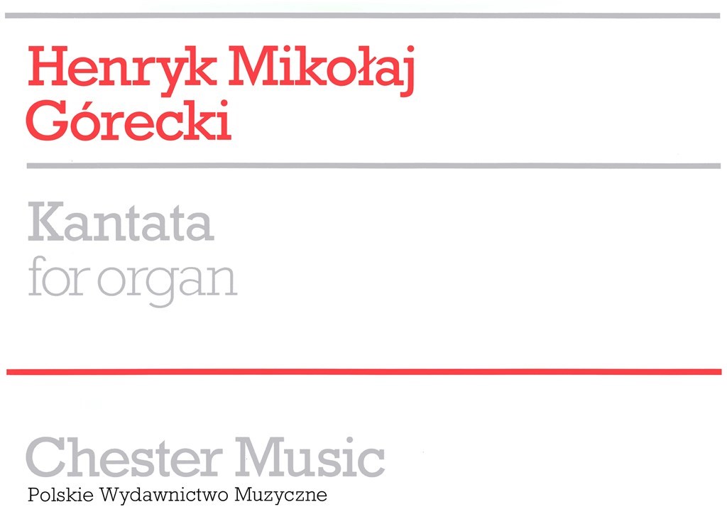 Kantata For Organ