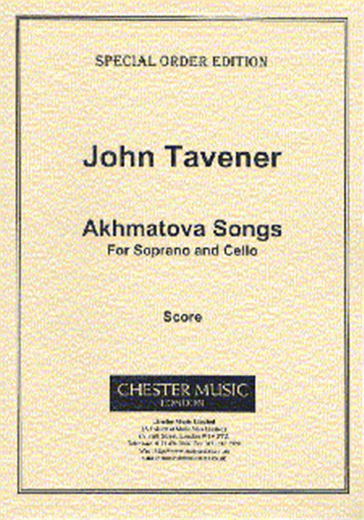 Akhmatova Songs