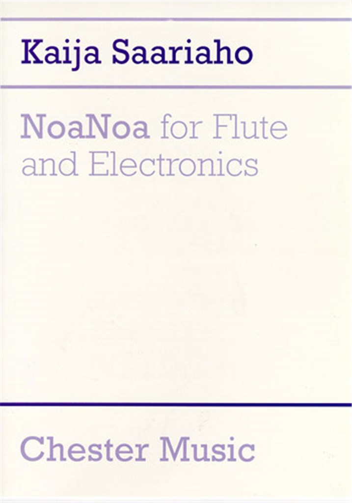 NoaNoa for Flute and Electronics