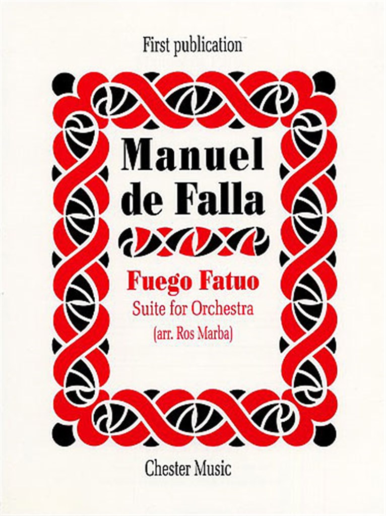 Fuego Fatuo Suite For Orchestra (Full Score)