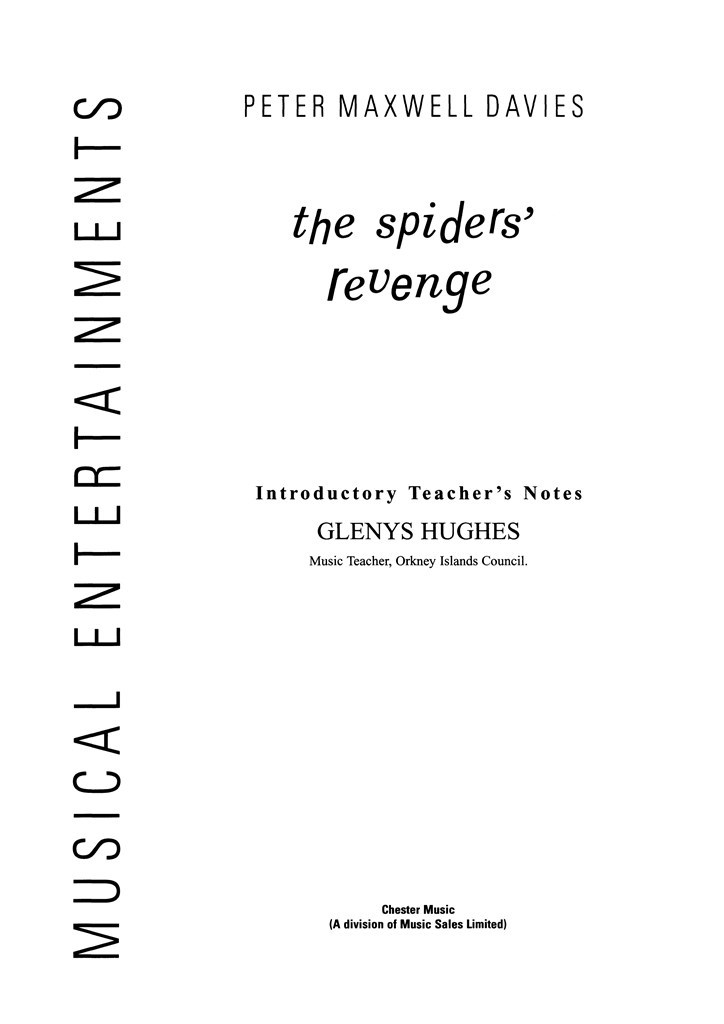 The Spider's Revenge Teacher's Book