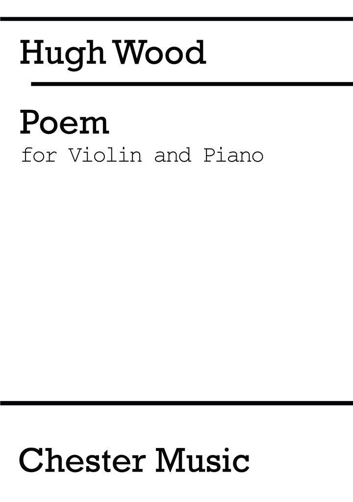 Poem For Violin And Piano