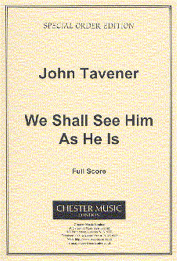 We Shall See Him As He Is